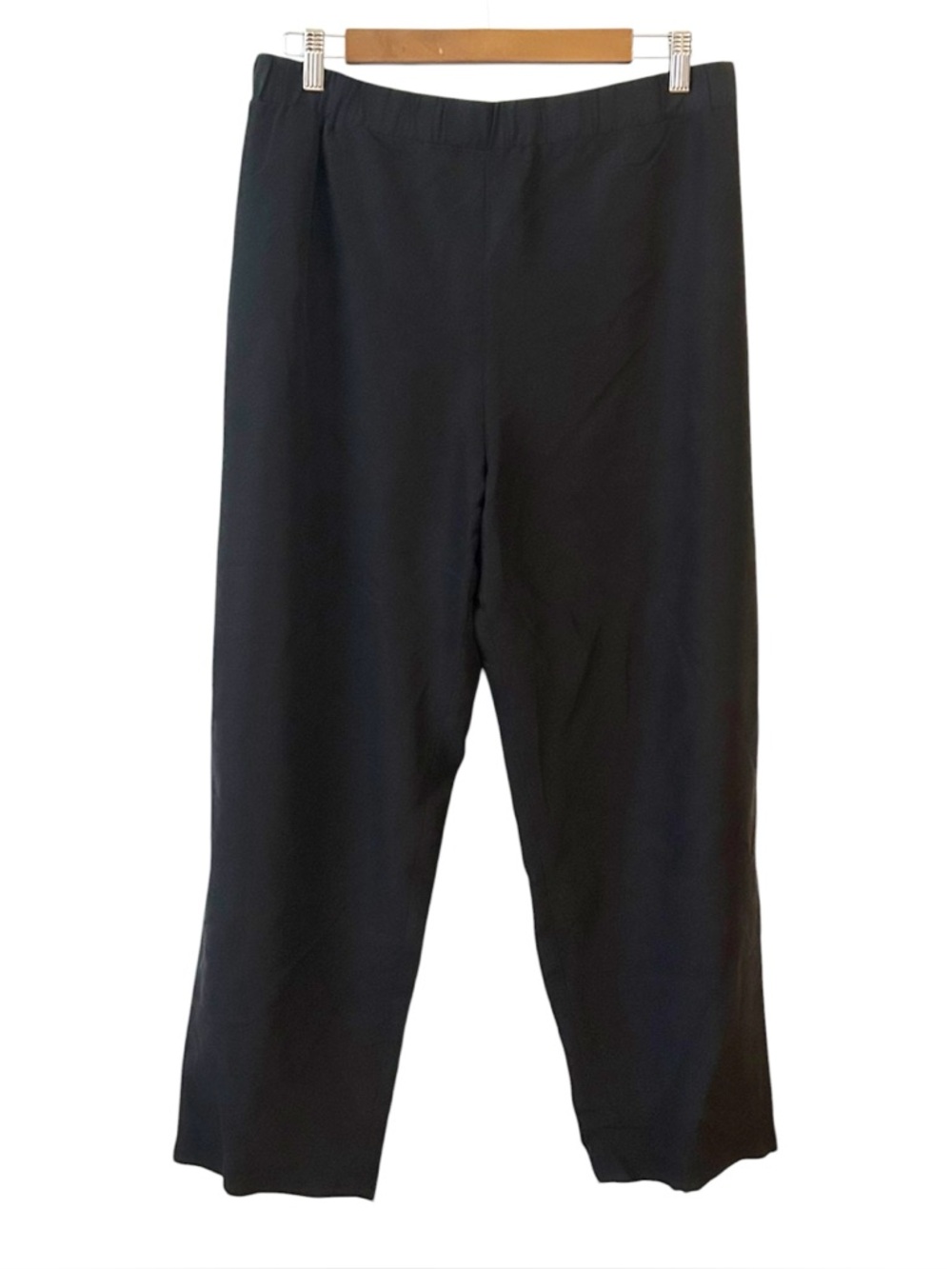 NWT ALFANI Womens Black Elastic Waist Pull On Ankle Cropped Pants SZ 3X - Picture 4 of 9